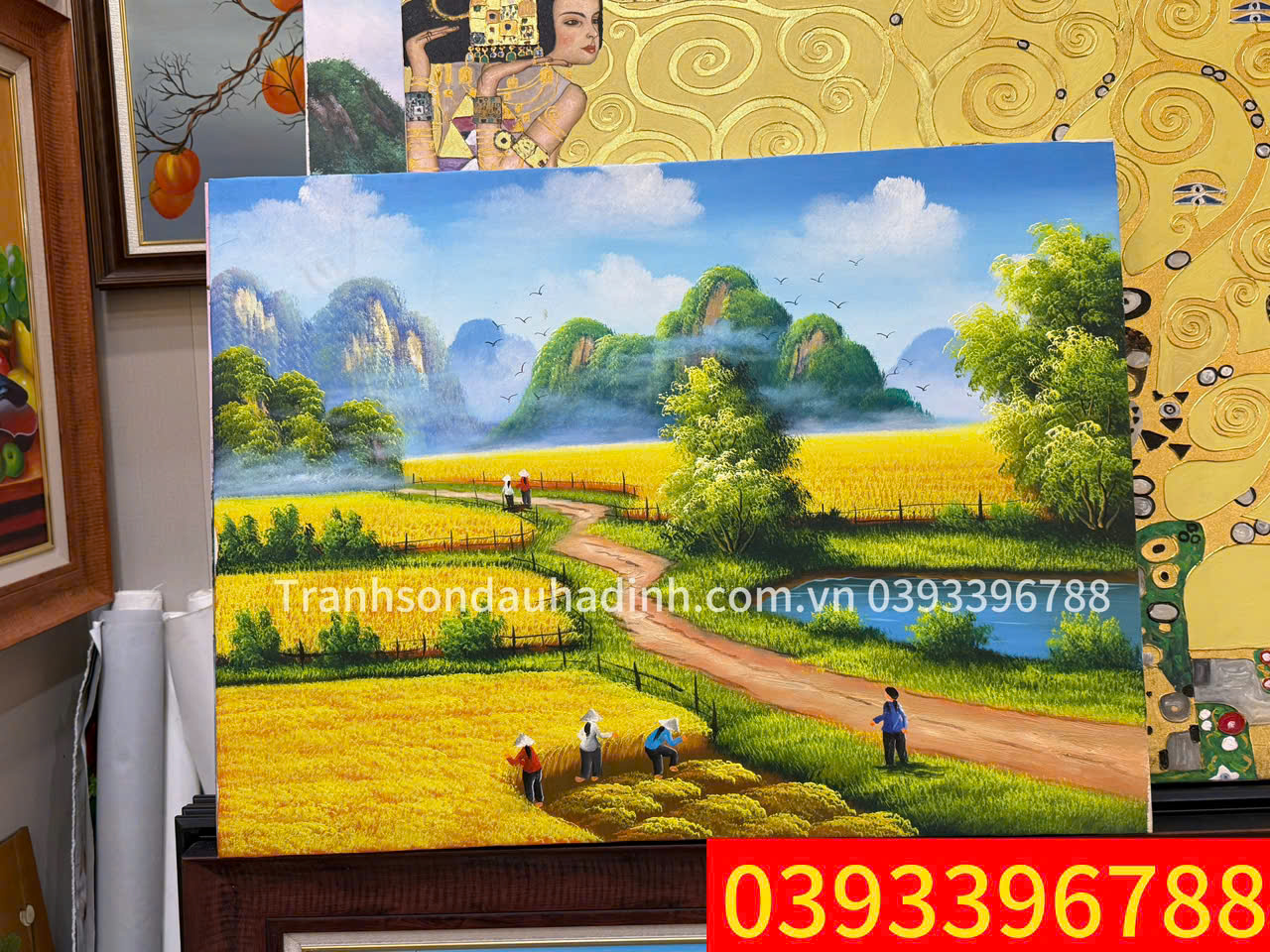 tranh phong cảnh đồng quê