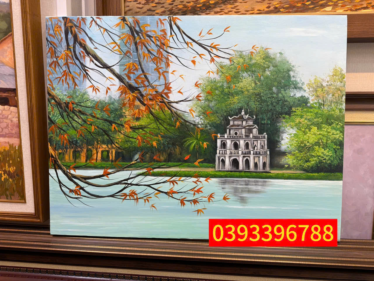 tranh hồ gươm