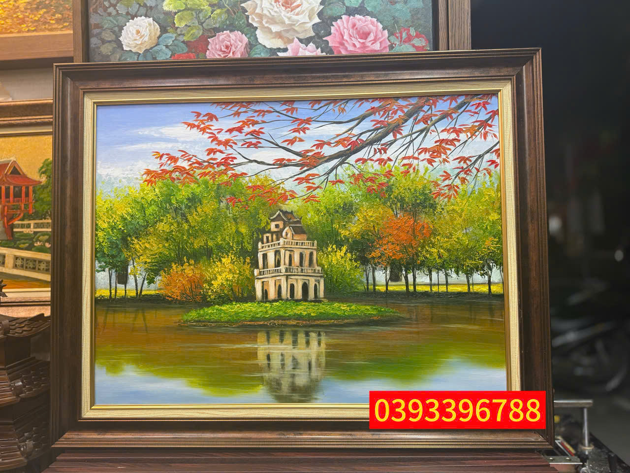 tranh hồ gươm