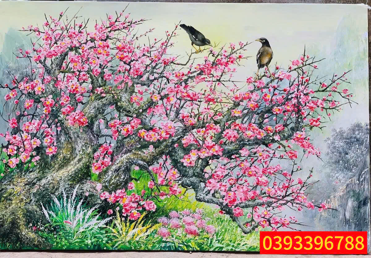Tranh hoa đào