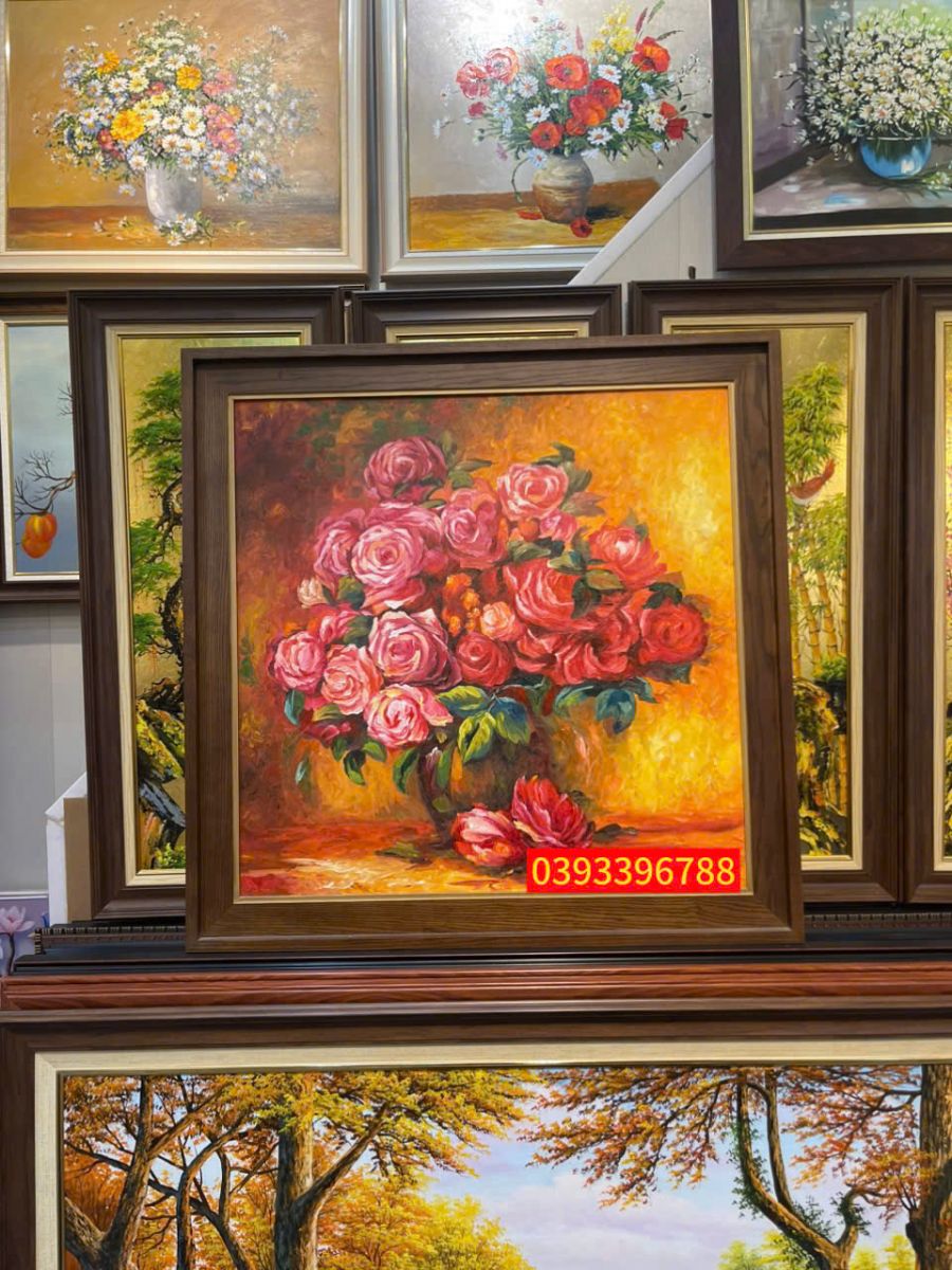 tranh hoa hồng