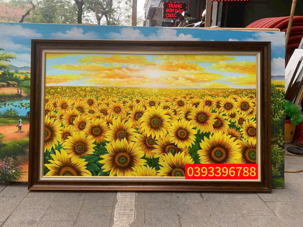 Tranh hoa hướng dương