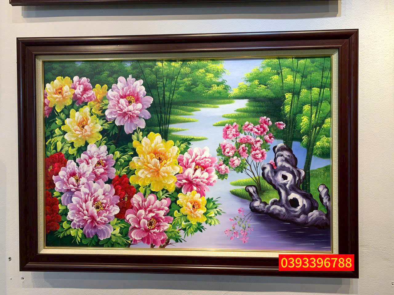 Tranh hoa mẫu đơn
