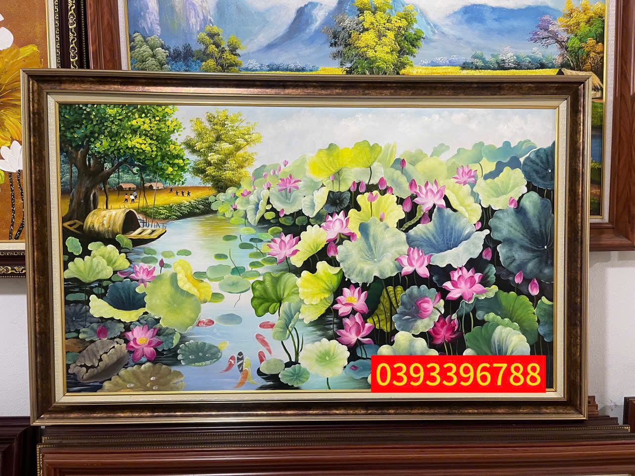 Tranh hoa sen