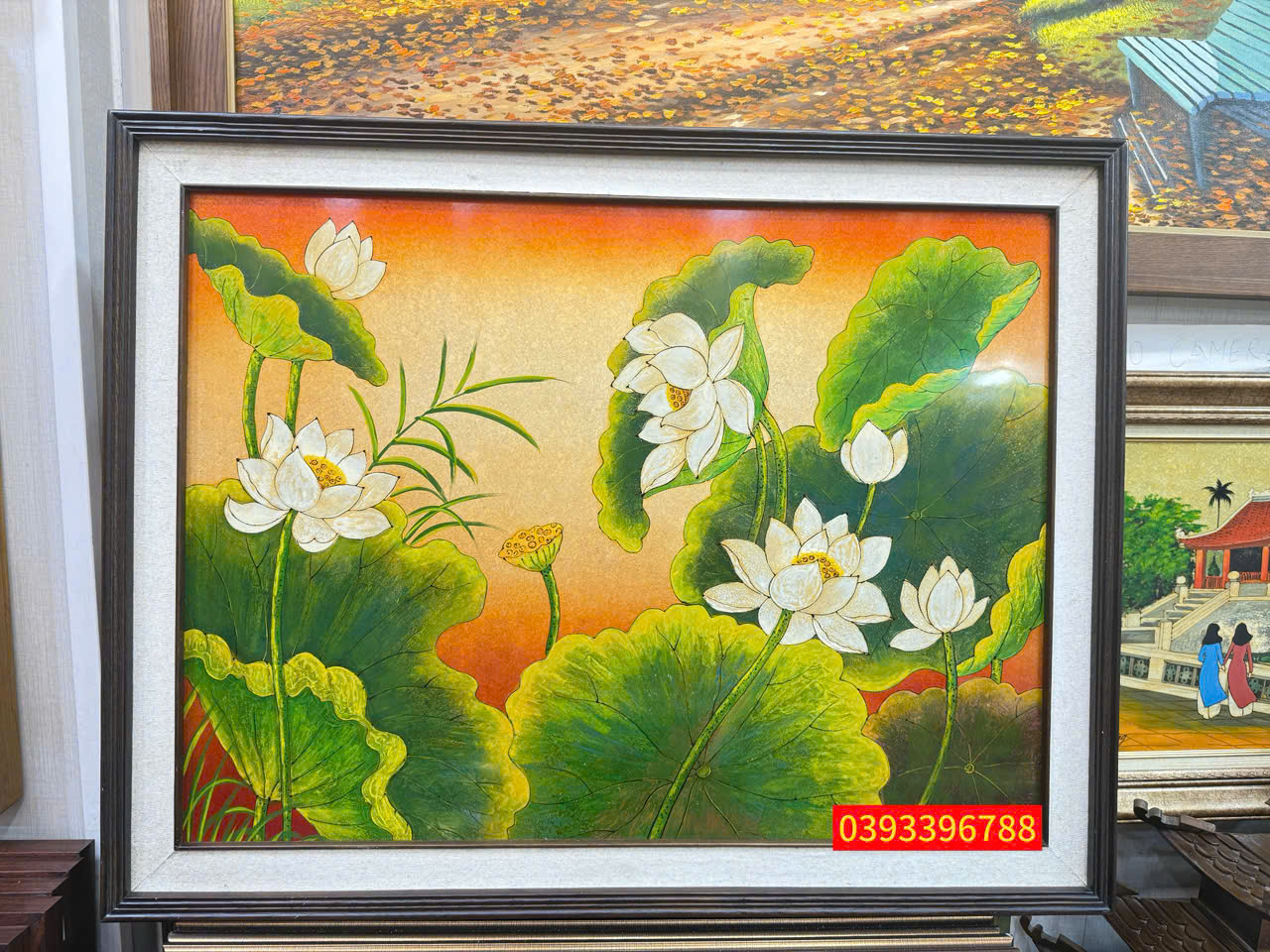 Tranh hoa sen