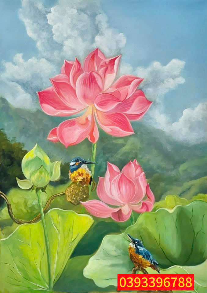 Tranh hoa sen