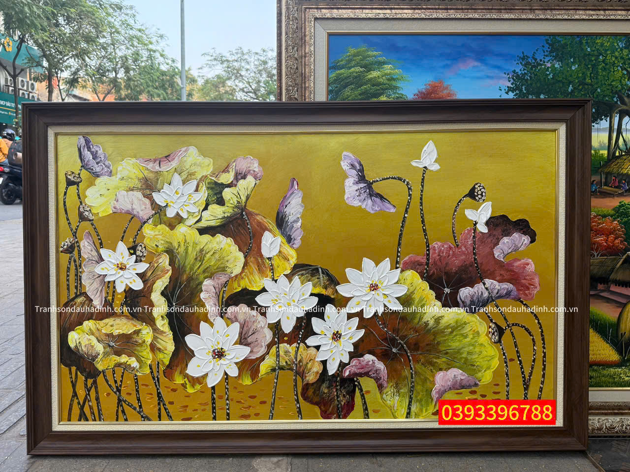 Tranh hoa sen