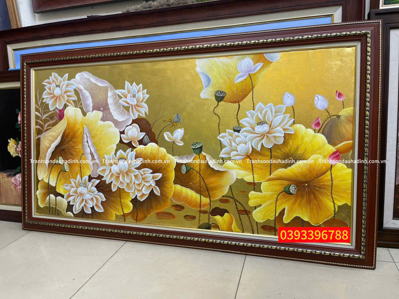 tranh hoa sen đẹp