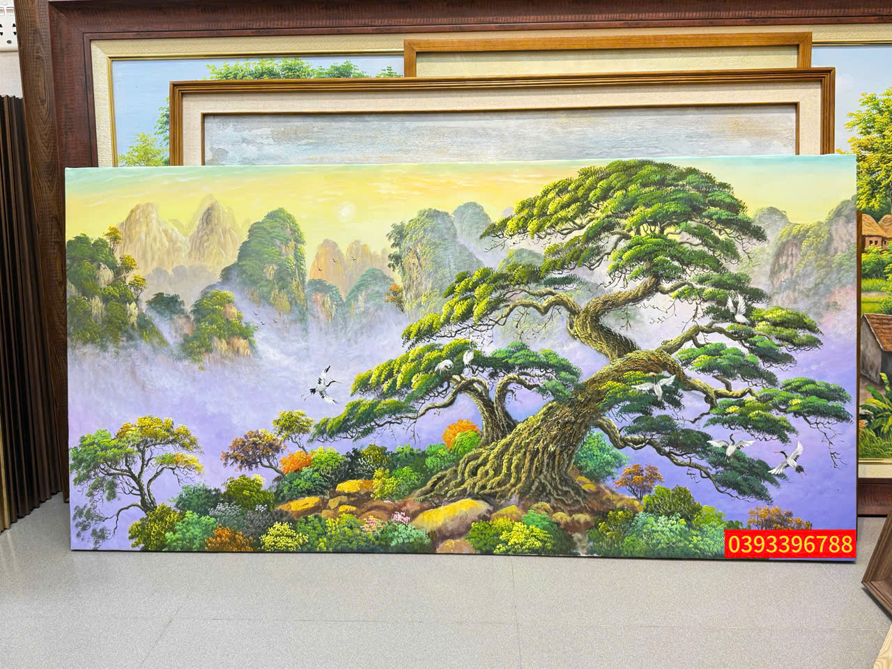 tranh phong cảnh núi non 