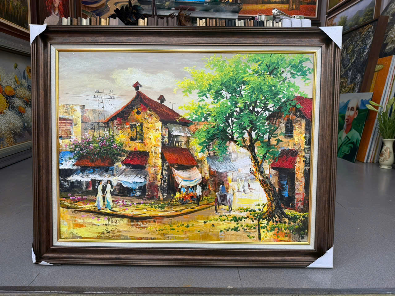 tranh phố cổ