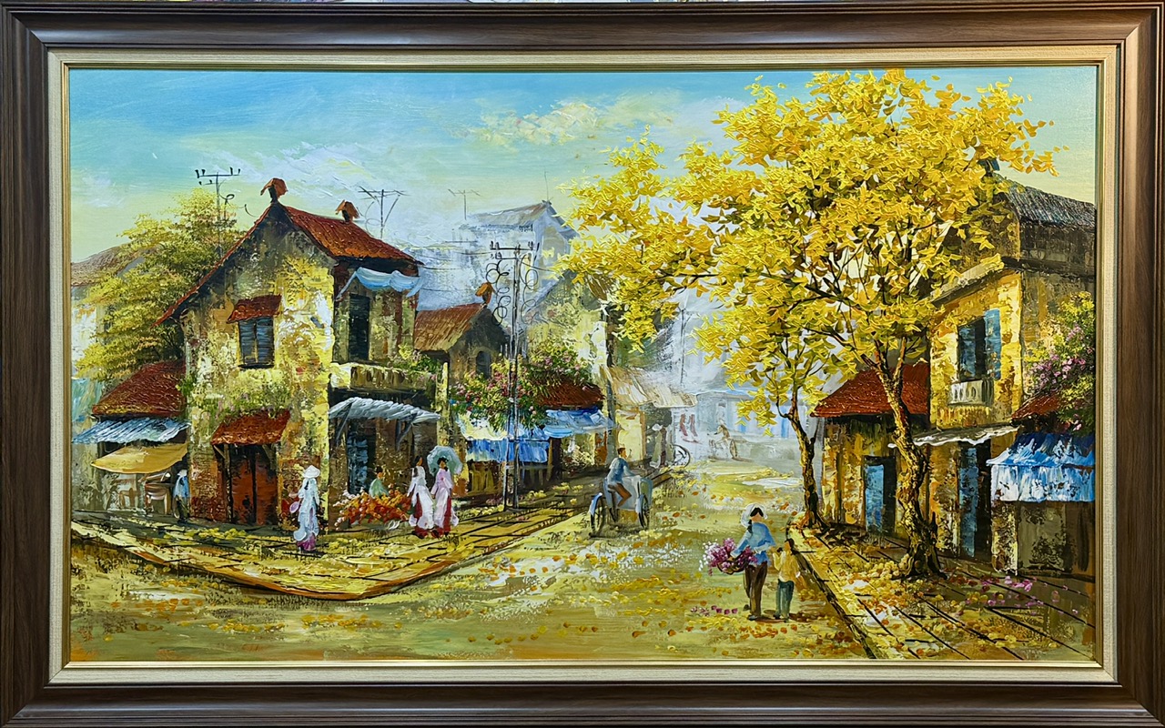 Tranh phố cổ Hà Nội