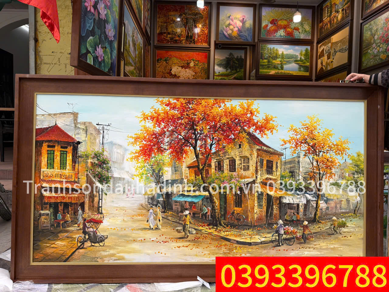 tranh phố cổ