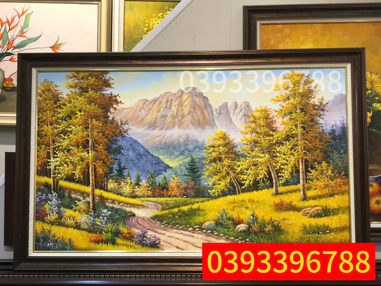 tranh phong cảnh núi rừng đẹp
