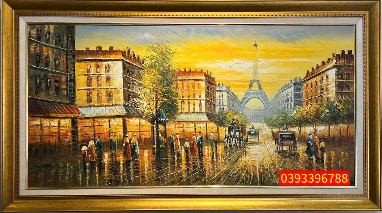 tranh phong cảnh châu âu đẹp