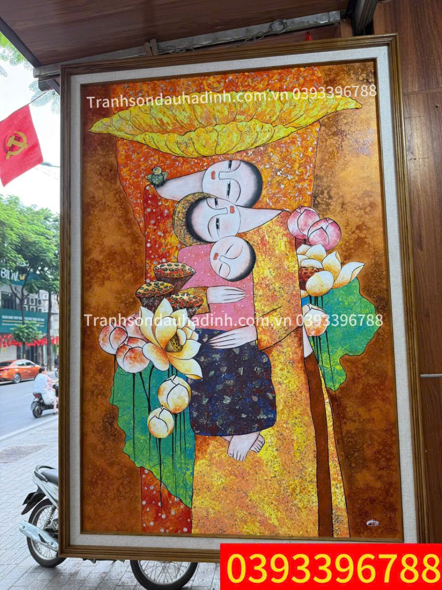 tranh sơn dầu hiện đại