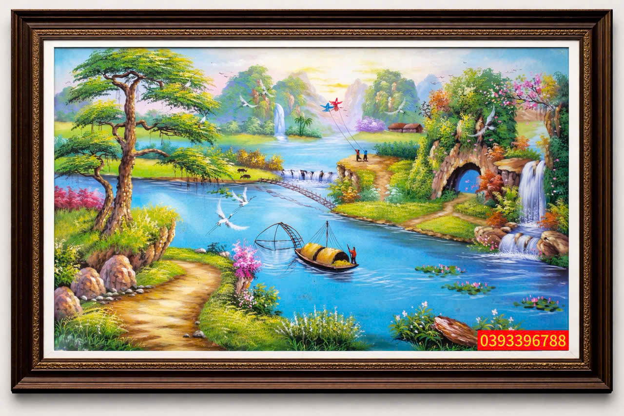 Tranh hoa mẫu đơn đẹp