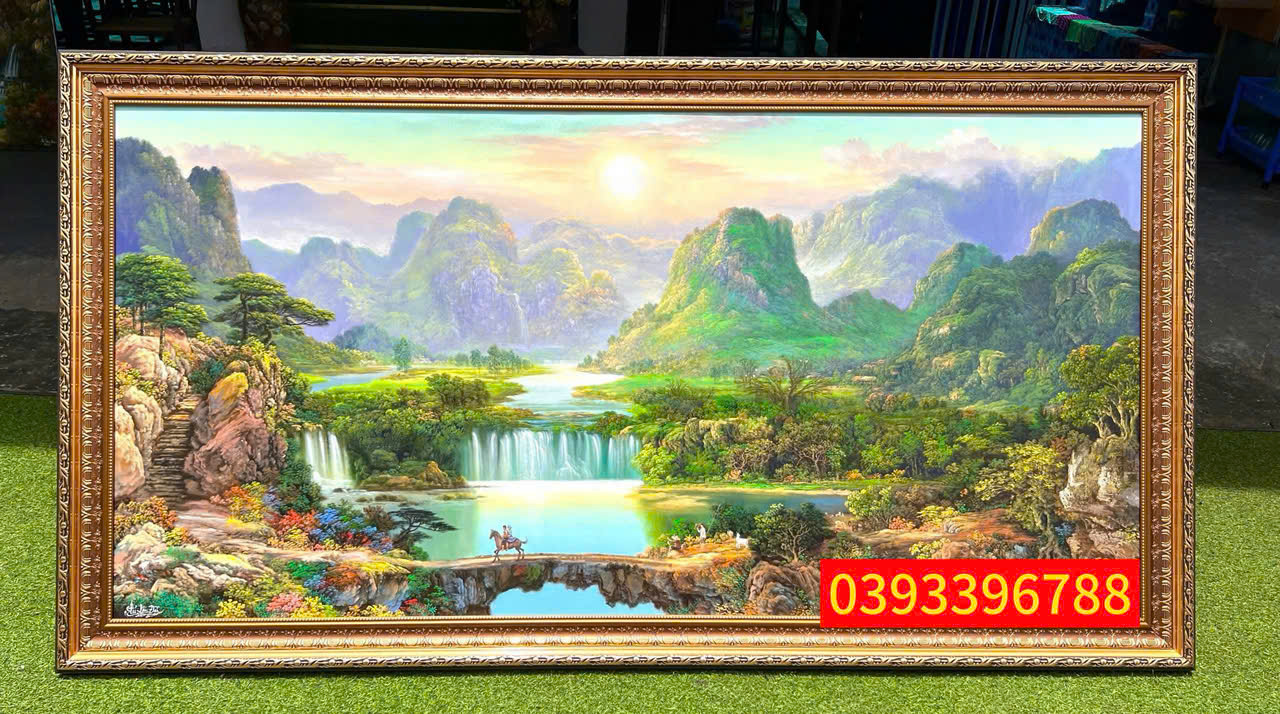 TRanh sơn thuỷ hữu tình Tranh sơn thuỷ hữu tình