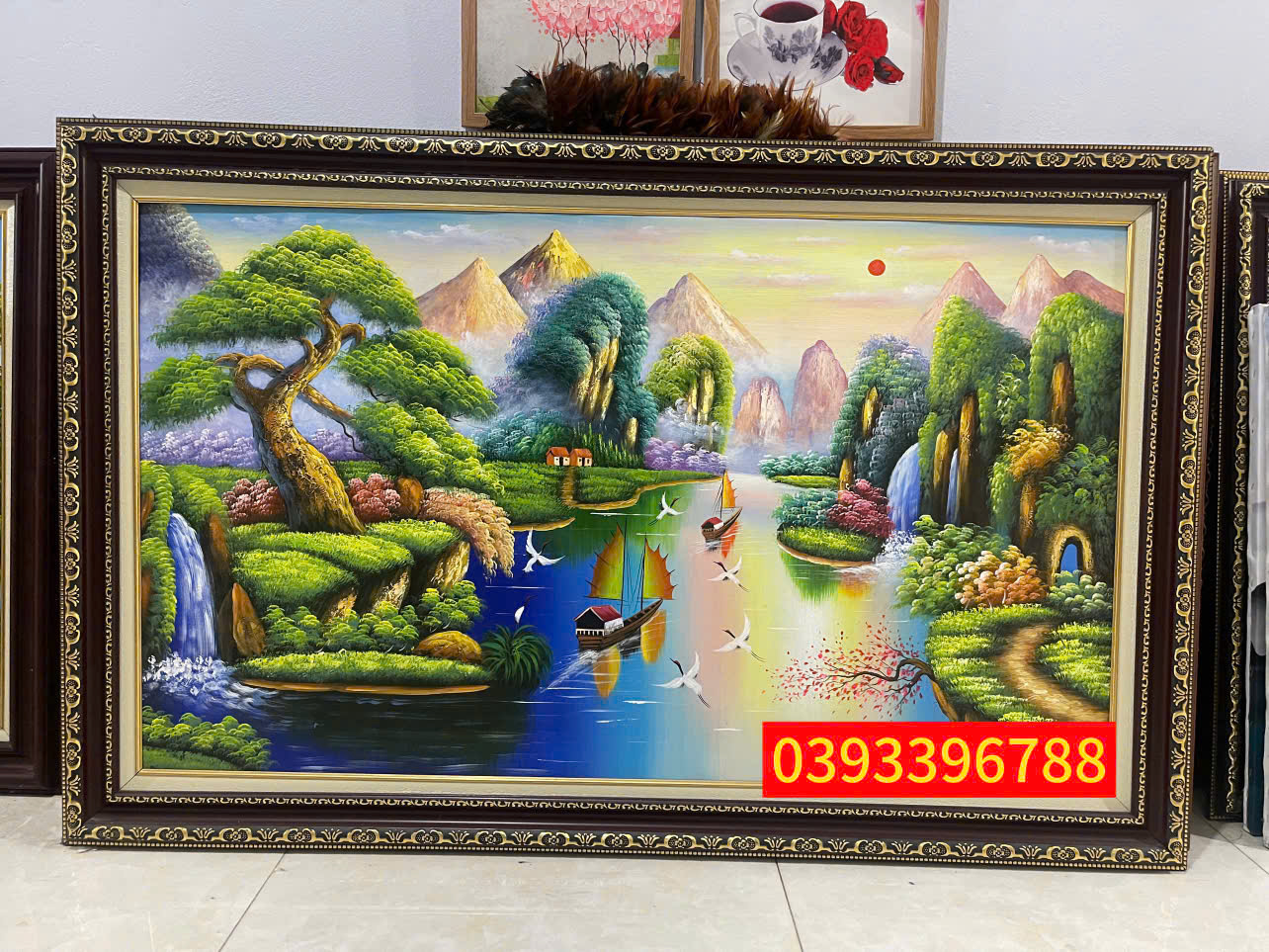 TRanh phong cảnh đẹp tranh sơn thuỷ hữu tình