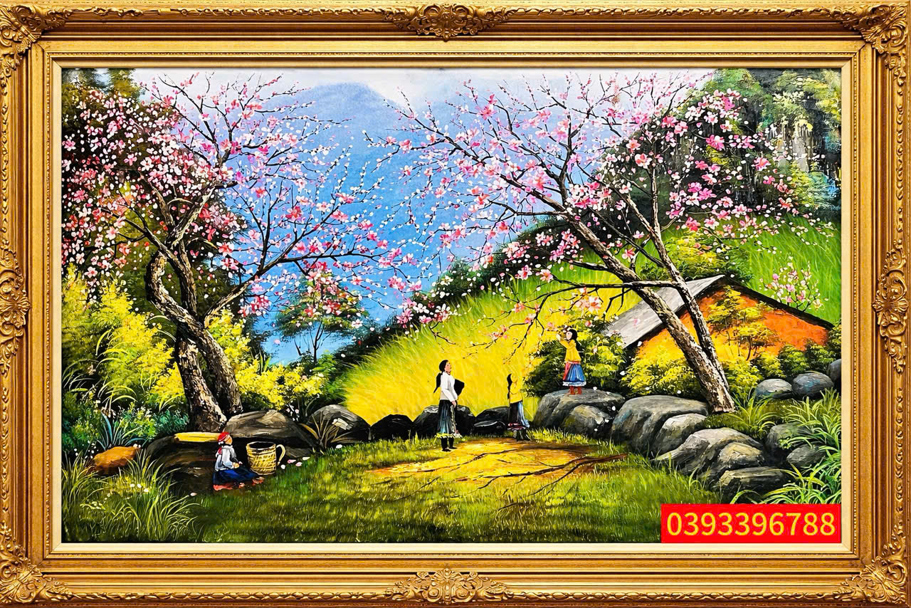 tranh phong cảnh tây bắc