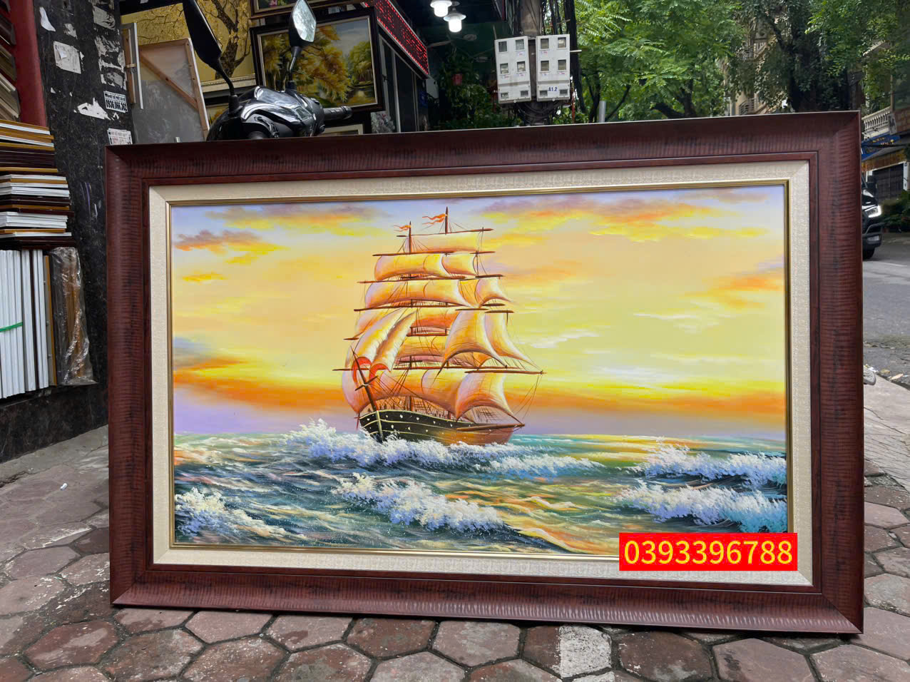 tranh thuận buồm xuôi gió